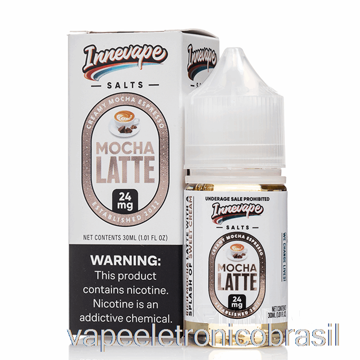 Vape Eletronico Mocha Latte - Sais Innevape - 30ml 24mg